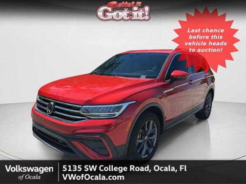 Kings Red Metallic 2022 Volkswagen Tiguan SE