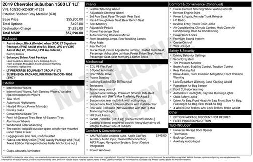 2019 Chevrolet Suburban LT