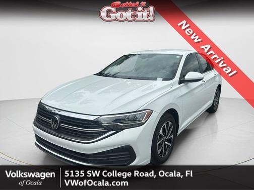 Pure White 2024 Volkswagen Jetta S