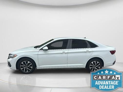 Pure White 2024 Volkswagen Jetta S