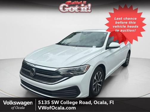 Pure White 2024 Volkswagen Jetta S