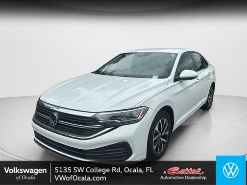 Pure White 2024 Volkswagen Jetta S