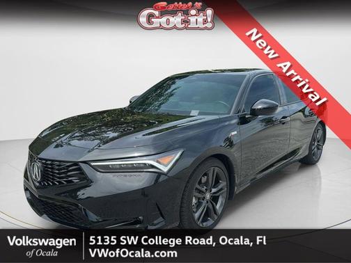 Majestic Black Pearl 2025 Acura Integra w/A-Spec Package