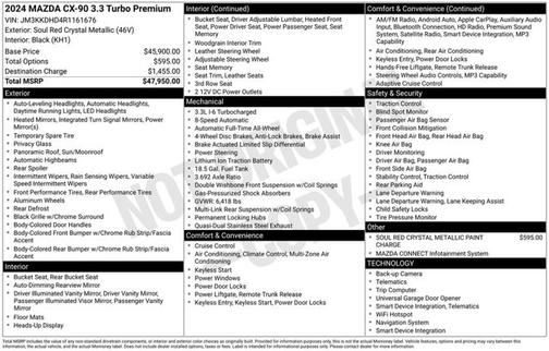 2024 Mazda CX-90 3.3 Turbo Premium