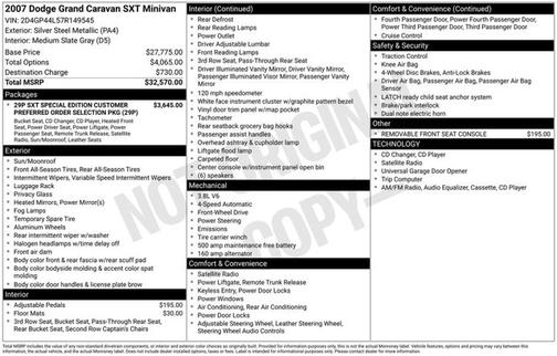 2007 Dodge Grand Caravan SXT