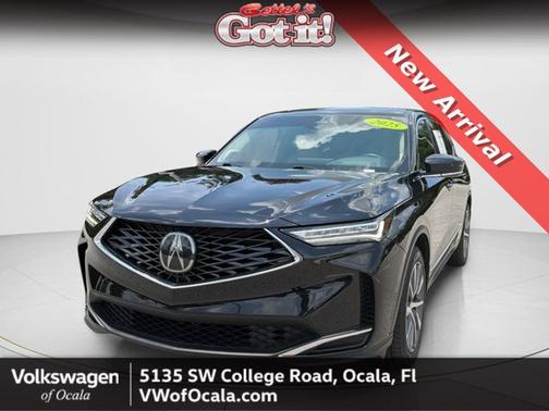 Majestic Black Pearl 2025 Acura MDX w/Technology Package