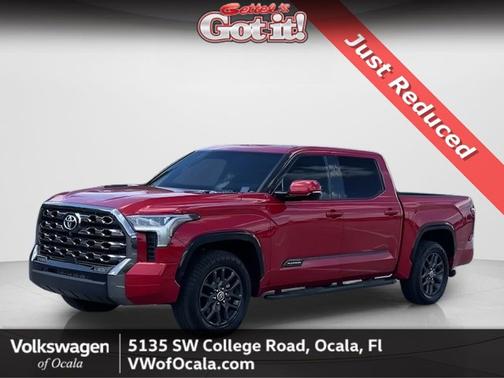 Supersonic Red 2023 Toyota Tundra Platinum Hybrid