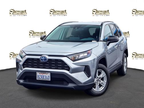 Silver Sky Metallic 2021 Toyota RAV4 Hybrid LE