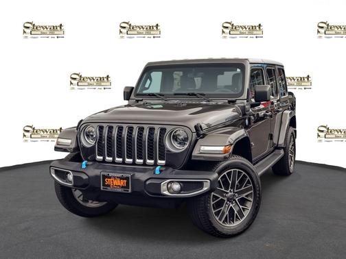 Black Clearcoat 2023 Jeep Wrangler 4xe Sahara