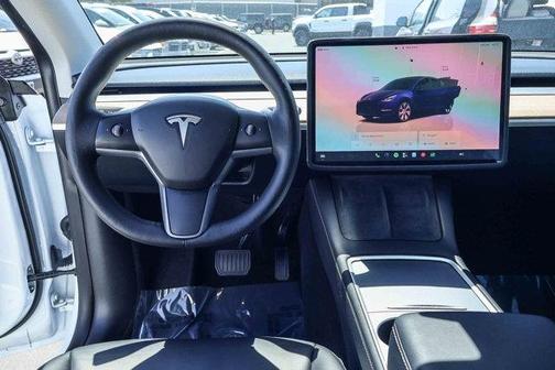 Pearl White Multi-Coat 2023 Tesla Model Y Long Range Dual Motor All-Wheel Drive