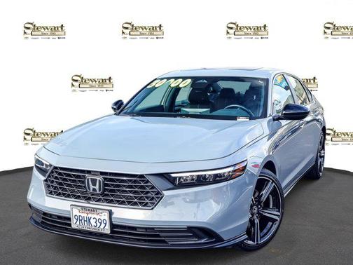Urban Gray Pearl 2025 Honda Accord Hybrid Sport