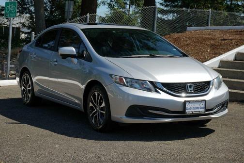 Silver 2015 Honda Civic EX