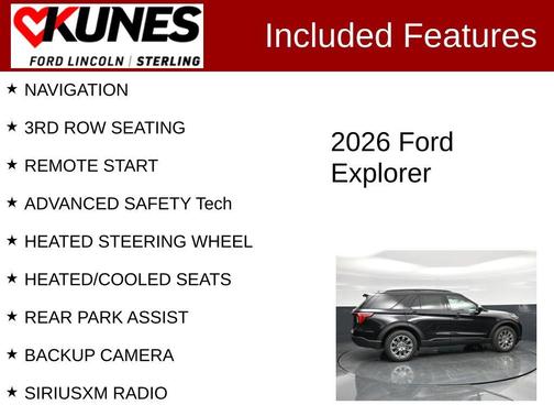 Agate Black Metallic 2026 Ford Explorer Active
