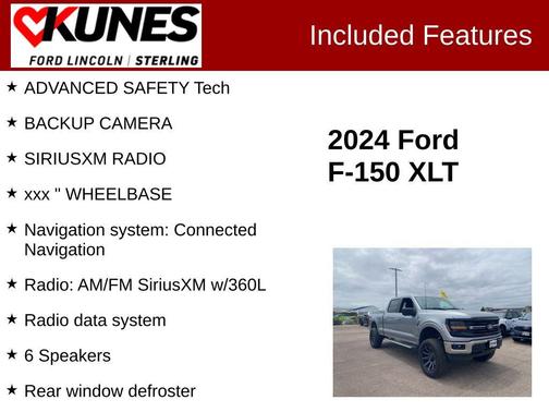 Iconic Silver Metallic 2024 Ford F-150 XLT