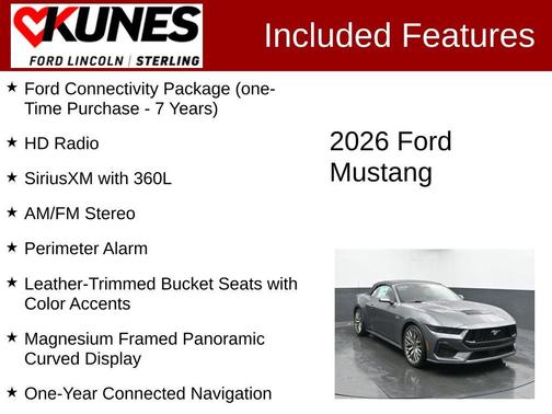 Gray Metallic 2026 Ford Mustang GT Premium