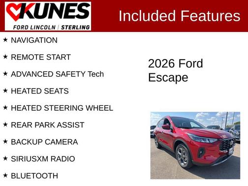 2026 Ford Escape ST-Line Select