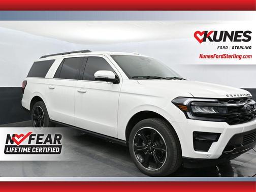 Star White Metallic Tri-Coat 2024 Ford Expedition Max Limited