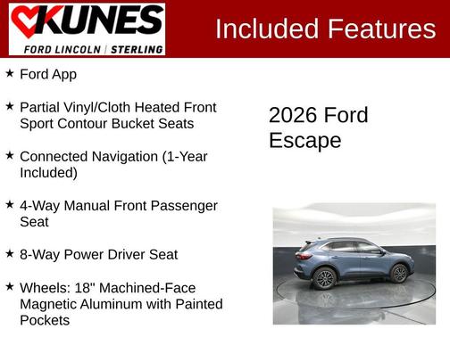 Vapor Blue 2026 Ford Escape PHEV SE