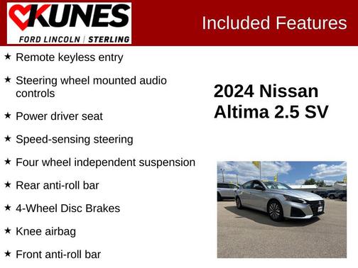 2024 Nissan Altima 2.5 SV