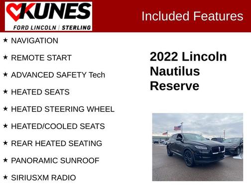 2022 Lincoln Nautilus Reserve