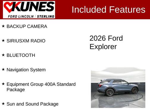 Vapor Blue Metallic 2026 Ford Explorer ST