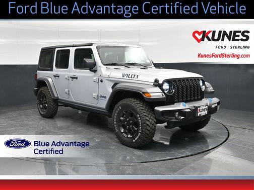 Silver Zynith Clearcoat 2023 Jeep Wrangler 4xe Base