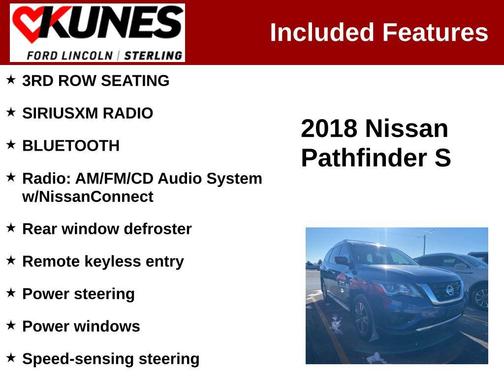 2018 Nissan Pathfinder S