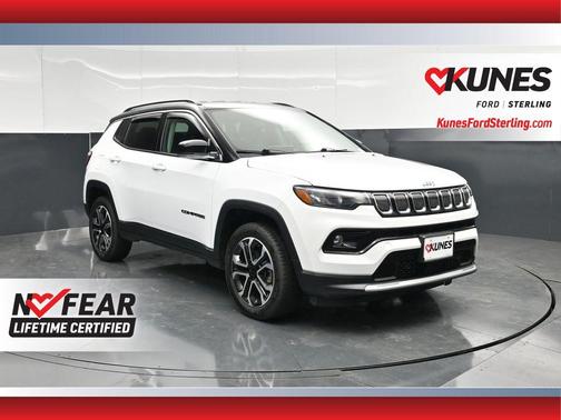 Bright White Clearcoat 2022 Jeep Compass Limited