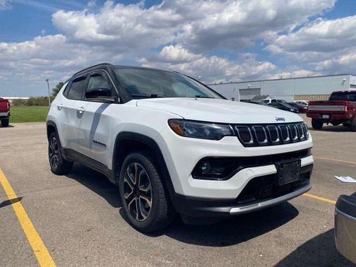 Bright White Clearcoat 2022 Jeep Compass Limited