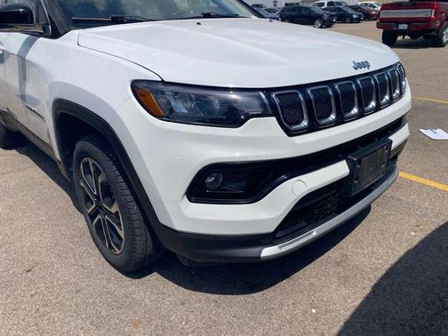 Bright White Clearcoat 2022 Jeep Compass Limited