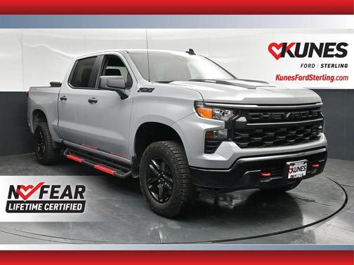 Slate Gray Metallic 2024 Chevrolet Silverado 1500 Custom Trail Boss