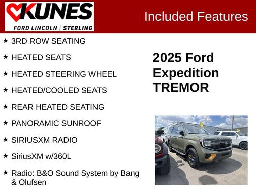 Wild Green 2025 Ford Expedition Tremor