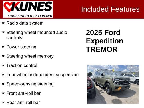 Wild Green 2025 Ford Expedition Tremor