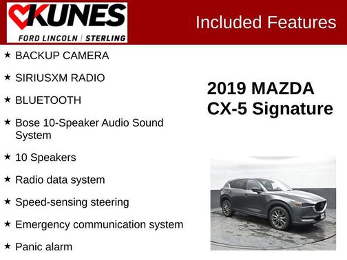 Machine Gray Metallic 2019 Mazda CX-5 Signature
