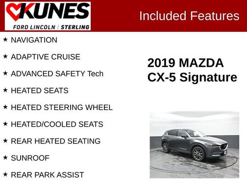 Machine Gray Metallic 2019 Mazda CX-5 Signature