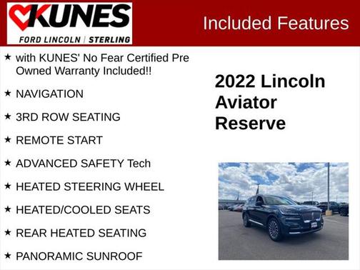 2022 Lincoln Aviator Reserve AWD