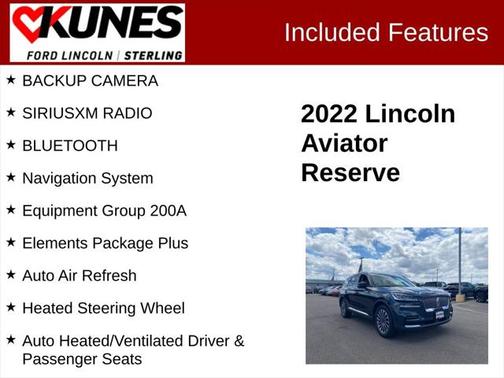 2022 Lincoln Aviator Reserve AWD