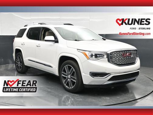 White Frost Tricoat 2017 GMC Acadia Denali