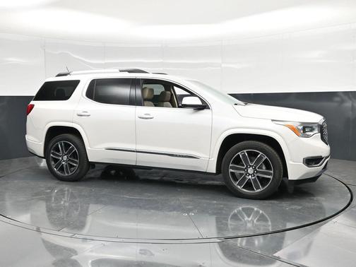 White Frost Tricoat 2017 GMC Acadia Denali
