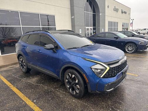 Sapphire Blue 2023 Kia Sportage X-Line