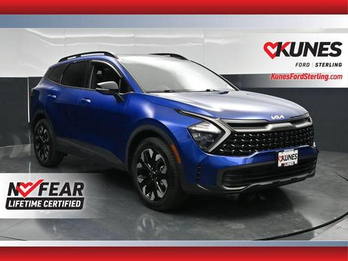 Sapphire Blue 2023 Kia Sportage X-Line