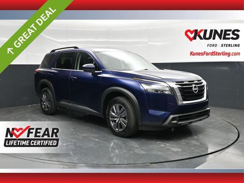 Deep Ocean Blue Pearl 2025 Nissan Pathfinder SV 4WD