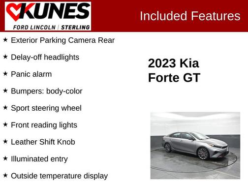 Steel Gray 2023 Kia Forte GT