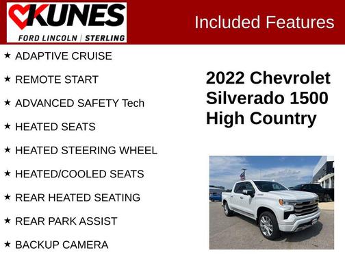 2022 Chevrolet Silverado 1500 High Country