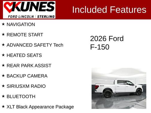 Oxford White 2026 Ford F-150 XLT