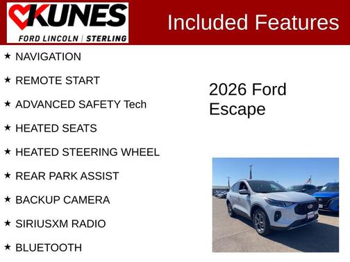 2026 Ford Escape ST-Line Select
