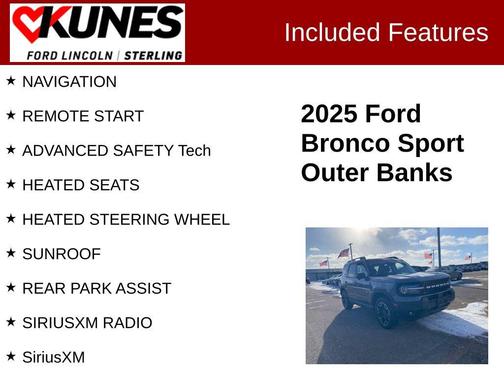 2025 Ford Bronco Sport Outer Banks