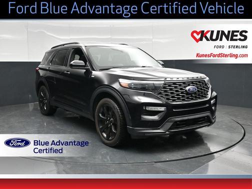 Agate Black Metallic 2023 Ford Explorer ST-Line