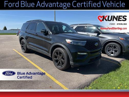 Agate Black Metallic 2023 Ford Explorer ST-Line