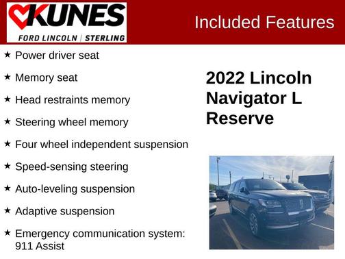 Infinite Black Metallic Clearcoat 2022 Lincoln Navigator Reserve
